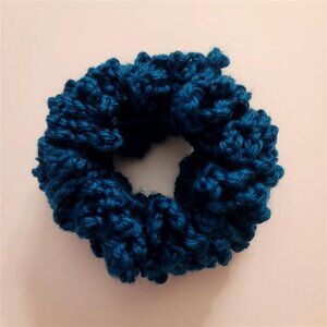 Handmade Crochet Scrunchie (Teal)